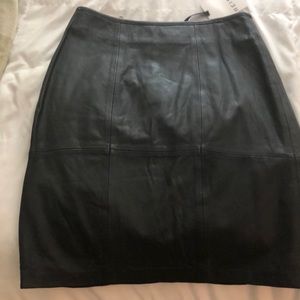 Tags on Reiss leather pencil skirt